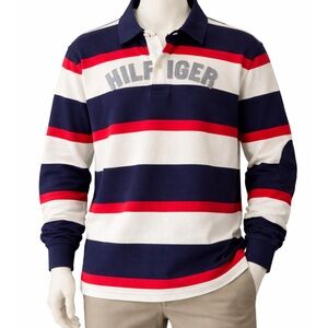 NWT Tommy Hilfiger Men’s 100% Cotton Long Sleeve Polo